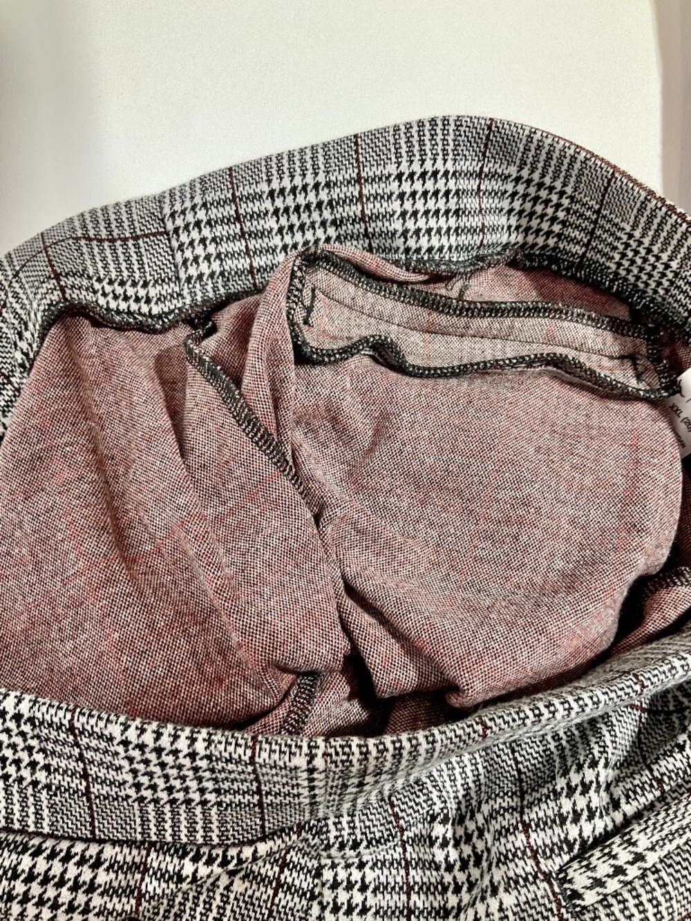 Time and Tru Xz XXL (20) Plaid / Houndstooth Knit Pants 3/$14 Womens - Picture 8 of 13